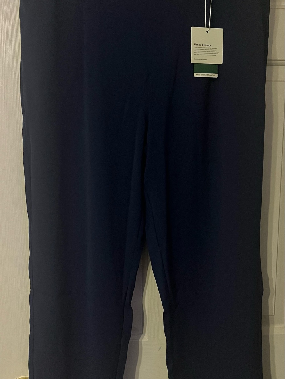 Halara Flex™ High Waisted Pocket Solid Work Tapered Pants in Navy